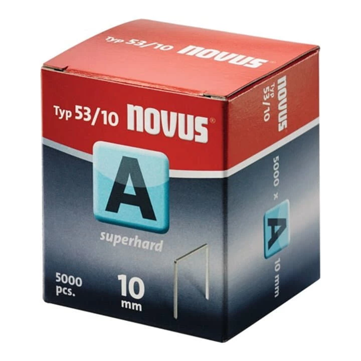 STEINEL Feindrahtklammer 53/10 Klammer-B11,3mm Schenkel-L10mm Superh. Stahl Novus 1 STEINEL Feindrahtklammer 53/10 Klammer-B11,3mm Schenkel-L10mm Superh. Stahl Novus