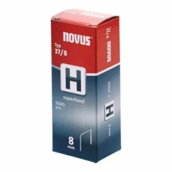 STEINEL Feindrahtklammer 37 L.8xB.10,6mm Superhart Draht-B.0,75mm. Stahldr. Verz. NOVUS