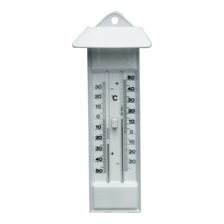 TFA Dostmann Thermometer Min./Max. Mit Drucktaste Kunststoff-Gehäuse Weiss H232xB80xT32mm 1 TFA Dostmann Thermometer Min./Max. Mit Drucktaste Kunststoff-Gehäuse Weiss H232xB80xT32mm