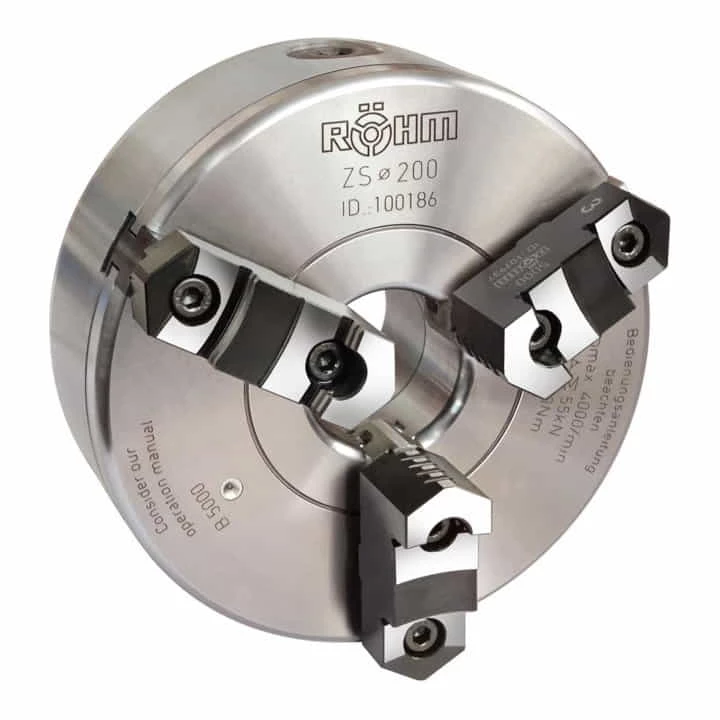 Röhm Dreibacken-Drehfutter Stahl Zylindrische Zentrieraufnahme 1 Röhm Dreibacken-Drehfutter Stahl Zylindrische Zentrieraufnahme