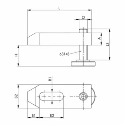 AMF Spanneisen 6314V Abgeschrägt Mit Stützschraube Nut 24 + 28 Mm H 20 - 83 Mm -Festool Verkauf 4020772070151 amf spanneisen 6314v abgeschragt mit stutzschraube nut 24 28 mm h 20 83 mm 3