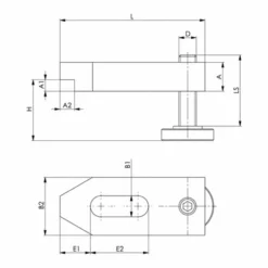 AMF Spanneisen 6314AV Abgesetzt Mit Stützschraube Nut 12 Mm H 10 - 55 Mm -Festool Verkauf 4020772074562 amf spanneisen 6314av fur t nut 6