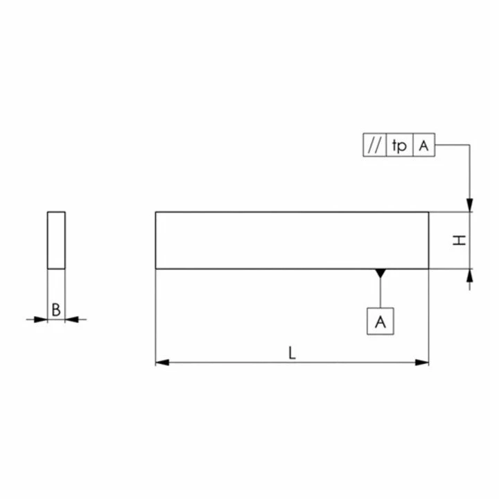 AMF Parallelunterlagen-Paar Nr.6348PSP H.17xB.14xL.150mm Superpräzision 2 AMF Parallelunterlagen-Paar Nr.6348PSP H.17xB.14xL.150mm Superpräzision – Bild 2