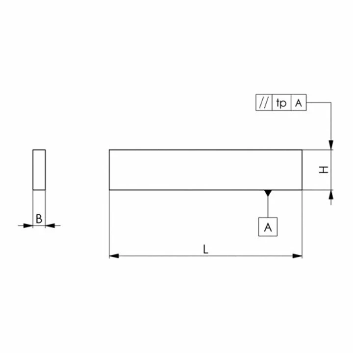 AMF Parallelunterlagen-Paar Nr.6348PS H.40xB.12xL.125mm Standard 2 AMF Parallelunterlagen-Paar Nr.6348PS H.40xB.12xL.125mm Standard – Bild 2