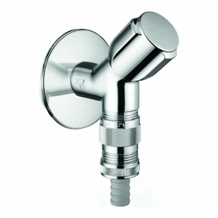 Schell Geräteschrägsitzventil COMFORT Chrom, Mit Schlauchplatz-Sicherung 1/2" 1 Schell Geräteschrägsitzventil COMFORT Chrom, Mit Schlauchplatz-Sicherung 1/2"