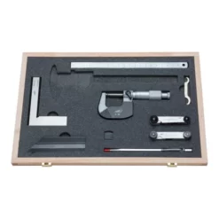 Helios Preisser Messzeugsatz 8-tlg. Mit Duo-Fix TaMs, 150 Mm, Eckiges Tiefenmaß