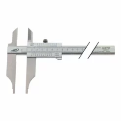 Helios Preisser Werkstattmessschieber DIN 862 200 Mm Mit Spitzen Parallaxfrei Schnabellänge 80 Mm