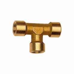 RIEGLER T-Stück Innen/innen/innen G 1 SW 30 Messing Blank