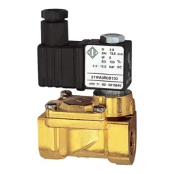 RIEGLER 2/2-Wege-Magnetventil MS NC Vorgesteuert 24 V DC G 3/8 G 3/8