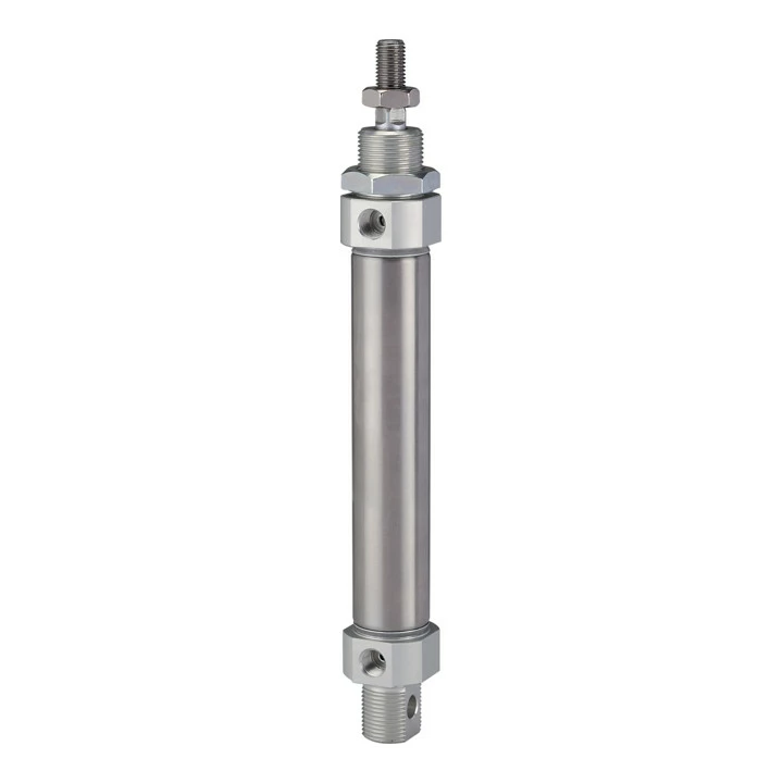 RIEGLER Rundzylinder MI Doppeltwirkend Kolbendurchmesser 20 Hub 200 G 1/8 1 RIEGLER Rundzylinder MI Doppeltwirkend Kolbendurchmesser 20 Hub 200 G 1/8