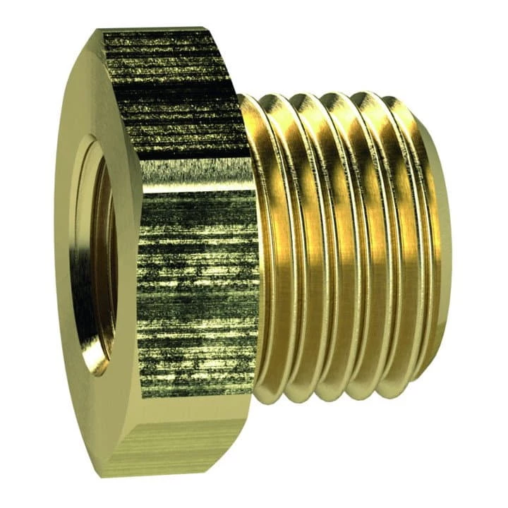 RIEGLER Reduziernippel Kurz, G 2 A., G 1 1/2 I., SW 70, Messing 2 RIEGLER Reduziernippel Kurz, G 2 A., G 1 1/2 I., SW 70, Messing – Bild 2