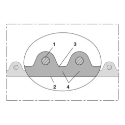 Norres PU Saugschlauch Antistatisch, Superschwer Ø 250mm L: 10m AIRDUC® PUR 356 AS