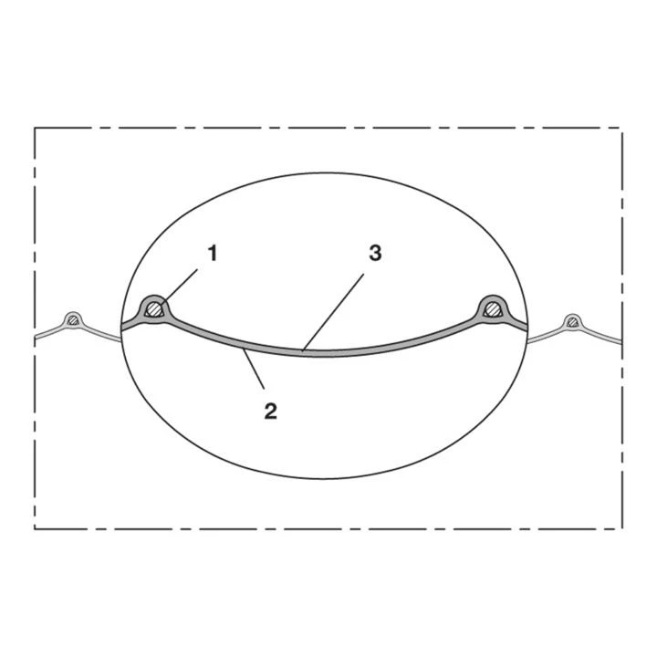 Norres Lüftungsschlauch Abriebfest (+125°C) Ø 51mm L: 15m PROTAPE® PUR 370 2 Norres Lüftungsschlauch Abriebfest (+125°C) Ø 51mm L: 15m PROTAPE® PUR 370 – Bild 2