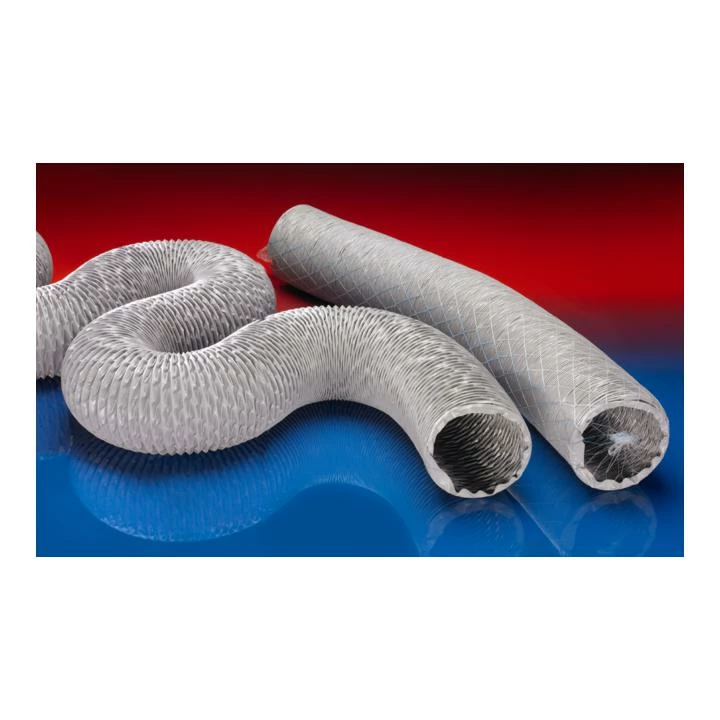 Norres Lüftungsschlauch Hochflexibel (+110°C) Ø 406mm L: 10m PROTAPE® PVC 371 Grau 2 Norres Lüftungsschlauch Hochflexibel (+110°C) Ø 406mm L: 10m PROTAPE® PVC 371 Grau – Bild 2