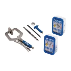 KREG Pocket Hole Jig 520 PRO Taschenloch Bohrschablone ( KPHJ520PRO ) + Stufenbohrer + Bit + Schrauben + Zwinge -Festool Verkauf 40538 KREG Pocket Hole Jig 520 PRO Taschenloch Bohrschablone KPHJ520PRO Stufenbohrer Bit Schrauben Zwinge 3