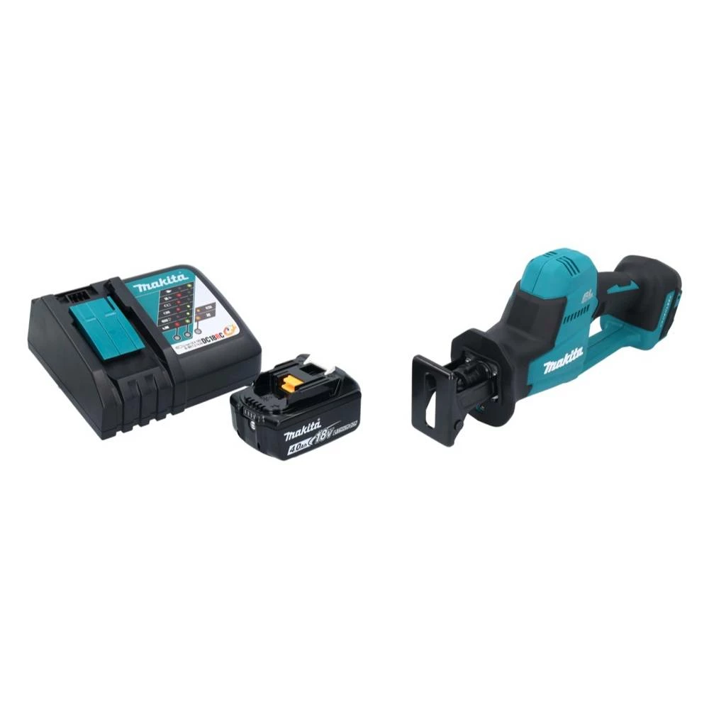 Makita DJR 189 RM1 Akku Reciprosäge Säbelsäge 18 V Brushless + 1x Akku 4,0 Ah + Ladegerät 1 Makita DJR 189 RM1 Akku Reciprosäge Säbelsäge 18 V Brushless + 1x Akku 4,0 Ah + Ladegerät