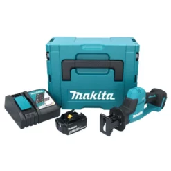 Makita DJR 189 RM1J Akku Reciprosäge Säbelsäge 18 V Brushless + 1x Akku 4,0 Ah + Ladegerät + Makpac