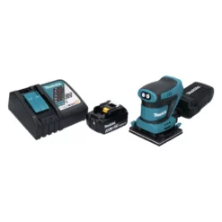 Makita DBO 480 RM1 Akku Schwingschleifer 18 V 112 X 102 Mm + 1x Akku 4,0 Ah + Ladegerät