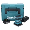 Makita DBO 480 M1J Akku Schwingschleifer 18 V 112 X 102 Mm + 1x Akku 4,0 Ah + Makpac - Ohne Ladegerät