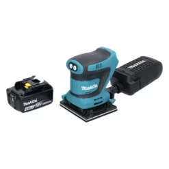Makita DBO 481 M1 Akku Schwingschleifer 18 V 112 X 102 Mm + 1x Akku 4,0 Ah - Ohne Ladegerät