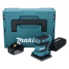 Makita DBO 481 M1J Akku Schwingschleifer 18 V 112 X 102 Mm + 1x Akku 4,0 Ah + Makpac - Ohne Ladegerät
