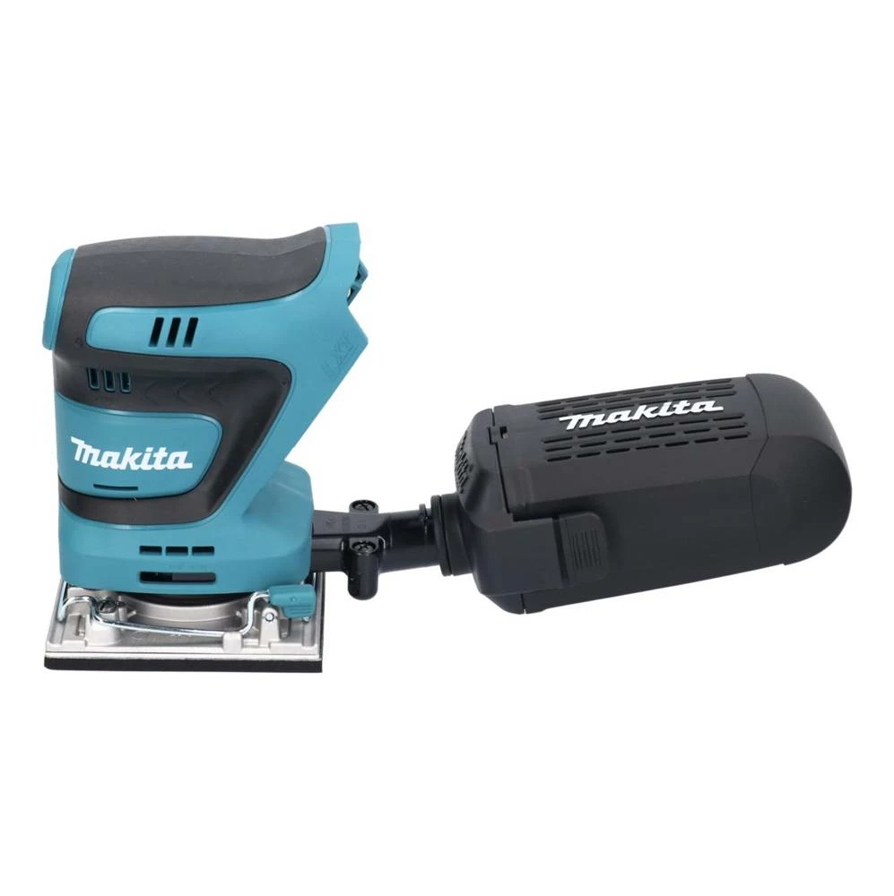 Makita DBO 482 RM Akku Schwingschleifer 18 V 112 X 102 Mm + 2x Akku 4,0 Ah + Ladegerät 2 Makita DBO 482 RM Akku Schwingschleifer 18 V 112 X 102 Mm + 2x Akku 4,0 Ah + Ladegerät – Bild 2
