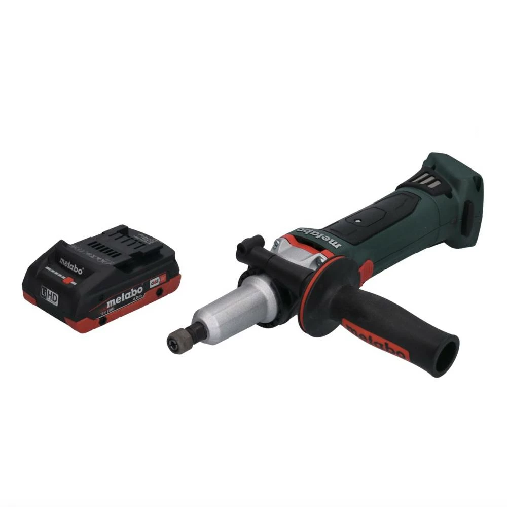 Metabo GA 18 LTX G Akku Geradschleifer 18 V 6 Mm + 1x Akku 4,0 Ah - Ohne Ladegerät 1 Metabo GA 18 LTX G Akku Geradschleifer 18 V 6 Mm + 1x Akku 4,0 Ah - Ohne Ladegerät