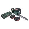 Metabo MS 36-18 LTX BL 40 Akku Kettensäge 36 V ( 2x 18 V ) 40 Cm 22 M/s Brushless + 2x Akku 5,5 Ah + Doppel Ladegerät