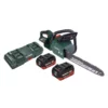 Metabo MS 36-18 LTX BL 40 Akku Kettensäge 36 V ( 2x 18 V ) 40 Cm 22 M/s Brushless + 2x Akku 10,0 Ah + Doppel Ladegerät