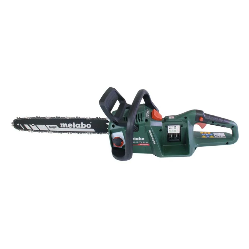 Metabo MS 36-18 LTX BL 40 Akku Kettensäge 36 V ( 2x 18 V ) 40 Cm 22 M/s Brushless + 2x Akku 10,0 Ah + Doppel Ladegerät 2 Metabo MS 36-18 LTX BL 40 Akku Kettensäge 36 V ( 2x 18 V ) 40 Cm 22 M/s Brushless + 2x Akku 10,0 Ah + Doppel Ladegerät – Bild 2
