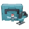 Makita DJV 184 ZJ Akku Stichsäge 18 V Brushless + 5 Tlg. Stichsägeblatt Set + Makpac - Ohne Akku, Ohne Ladegerät