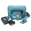 Makita DJV 184 RF1J Akku Stichsäge 18 V Brushless + 1x Akku 3,0 Ah + Ladegerät + 5 Tlg. Stichsägeblatt Set + Makpac