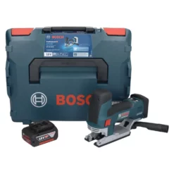 Bosch GST 18V-155 SC Professional Akku Stichsäge 18 V + 1x Akku 5,0 Ah + L-Boxx - Ohne Ladegerät