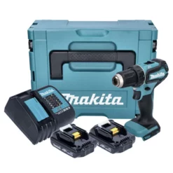 Makita DDF 485 SYJ Akku Bohrschrauber 18 V 50 Nm Brushless + 2x Akku 1,5 Ah + Ladegerät + Makpac