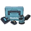 Makita DBO 180 SY1J Akku Exzenterschleifer 18 V 125 Mm + 1x Akku 1,5 Ah + Ladegerät + Makpac