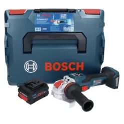 Bosch GWX 18V-15 SC Professional Akku Winkelschleifer 18 V 125 Mm BITURBO X-LOCK + 1x ProCORE Akku 8,0 Ah + L-BOXX - Ohne Ladegerät
