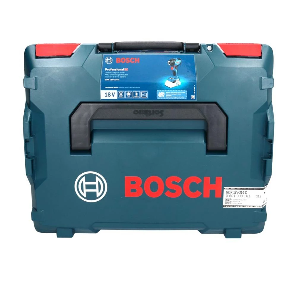 Bosch GDR 18V-210 C Professional Akku Drehschlagschrauber 18 V 210 Nm 1/4" + 1x Akku 5,0 Ah + Ladegerät + L-BOXX 3 Bosch GDR 18V-210 C Professional Akku Drehschlagschrauber 18 V 210 Nm 1/4" + 1x Akku 5,0 Ah + Ladegerät + L-BOXX – Bild 3