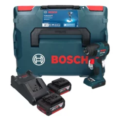 Bosch GDR 18V-210 C Professional Akku Drehschlagschrauber 18 V 210 Nm 1/4" + 2x Akku 5,0 Ah + Ladegerät + L-BOXX
