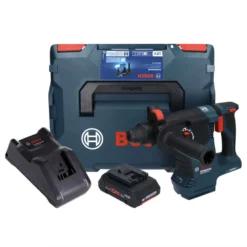 Bosch GBH 18V-24 C Professional Akku Bohrhammer 18 V 2,4 J Brushless SDS Plus + 1x ProCORE Akku 4,0 Ah + Ladegerät + L-BOXX