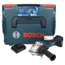 Bosch GWS 18V-10 PSC Professional Akku Winkelschleifer 18 V 125 Mm Brushless + 1x ProCORE Akku 4,0 Ah + L-Boxx - Ohne Ladegerät