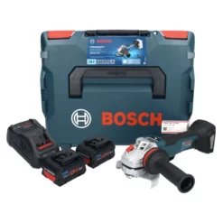 Bosch GWS 18V-10 PSC Professional Akku Winkelschleifer 18 V 125 Mm ( 06019G3F0E ) Brushless + 2x ProCORE Akku 5,5 Ah + Ladegerät + L-Boxx