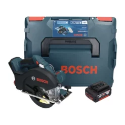 Bosch GKM 18V-50 Professional Akku Metall Handkreissäge 18 V 136 Mm Brushless + 1x Akku 5,0 Ah + L-Boxx - Ohne Ladegerät