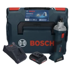 Bosch GGS 18V-20 Akku Geradschleifer 18 V Brushless + 1x ProCORE Akku 4,0 Ah + Ladegerät + L-BOXX