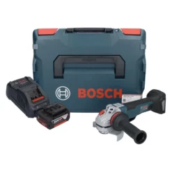 Bosch GWS 18V-10 PC Professional Akku Winkelschleifer 18 V 125 Mm Brushless + 1x Akku 5,0 Ah + Ladegerät + L-Boxx