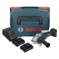Bosch GWS 18V-10 PC Professional Akku Winkelschleifer 18 V 125 Mm Brushless + 2x ProCORE Akku 4,0 Ah + Ladegerät + L-Boxx