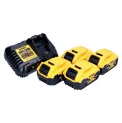 DeWalt Akku Starter Set 18 V 4x DCB 184 Akku 5,0 Ah + DCB 116 XR Schnell Ladegerät