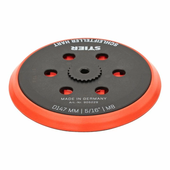 STIER Schleifteller Stützteller Hart D123mm 5/16“ M8 Für Exzenterschleifer 2 STIER Schleifteller Stützteller Hart D123mm 5/16“ M8 Für Exzenterschleifer – Bild 2