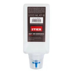 STIER Haut- Und Handschutz Premium 1l Softflasche Für STIER Handreiniger Spender Set
