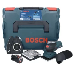 Bosch GSS 12V-13 Professional Akku Schwingschleifer 12 V + 1x Akku 3,0 Ah + L-BOXX - Ohne Ladegerät