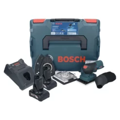 Bosch GSS 12V-13 Professional Akku Schwingschleifer 12 V + 2x Akku 6,0 Ah + Ladegerät + L-BOXX